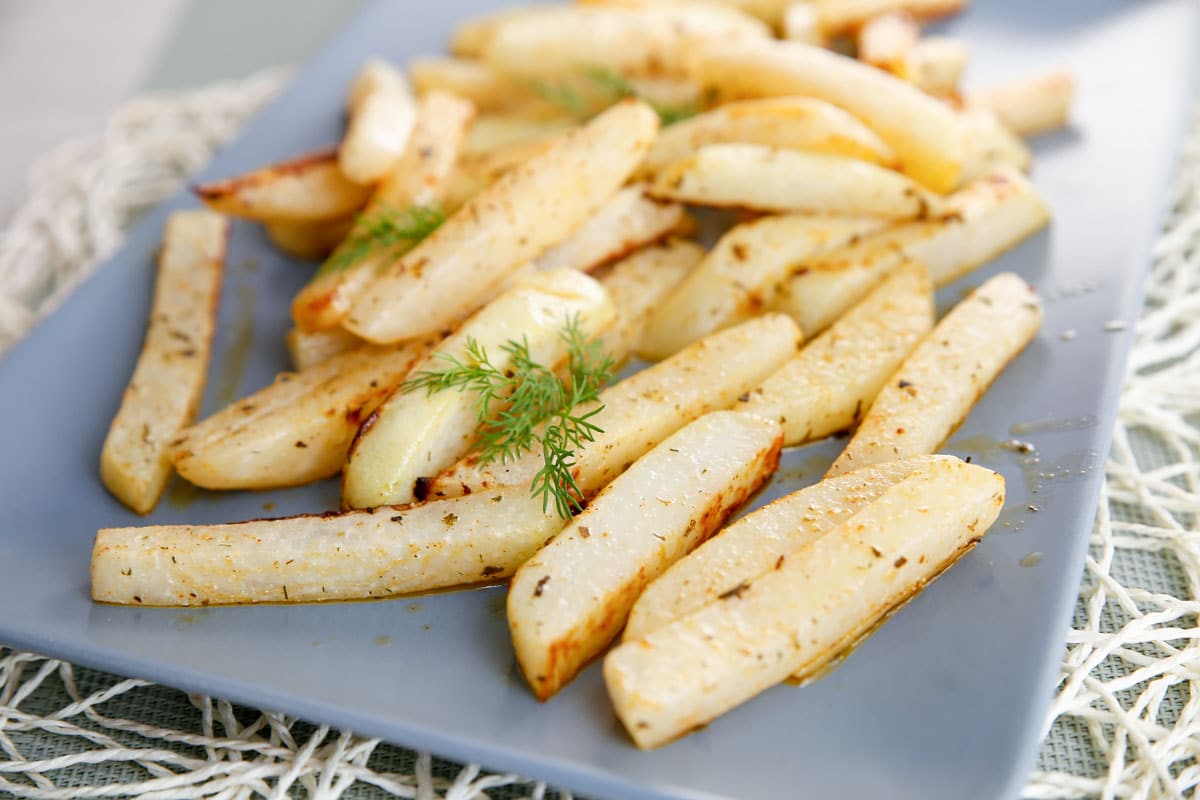 Low Carb Kohlrabi Pommes selber machen