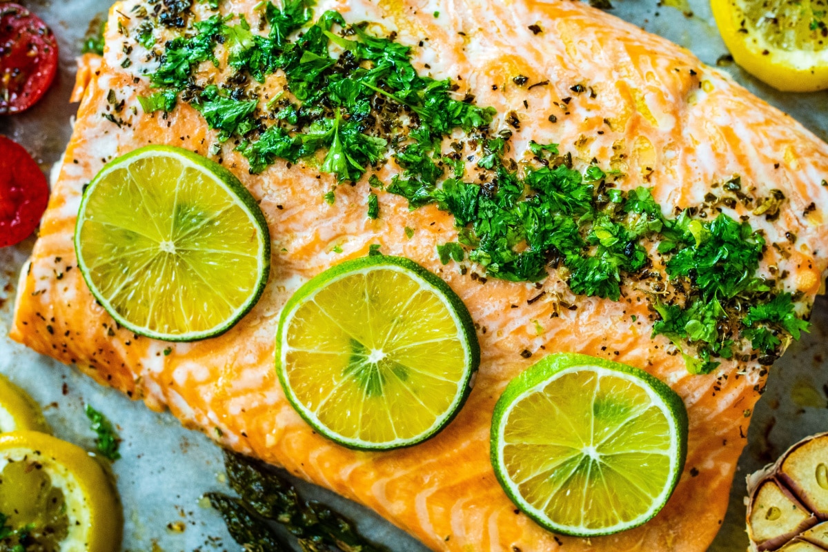 Lachs im Ofen Perfekt mariniert und einfach zubereitet