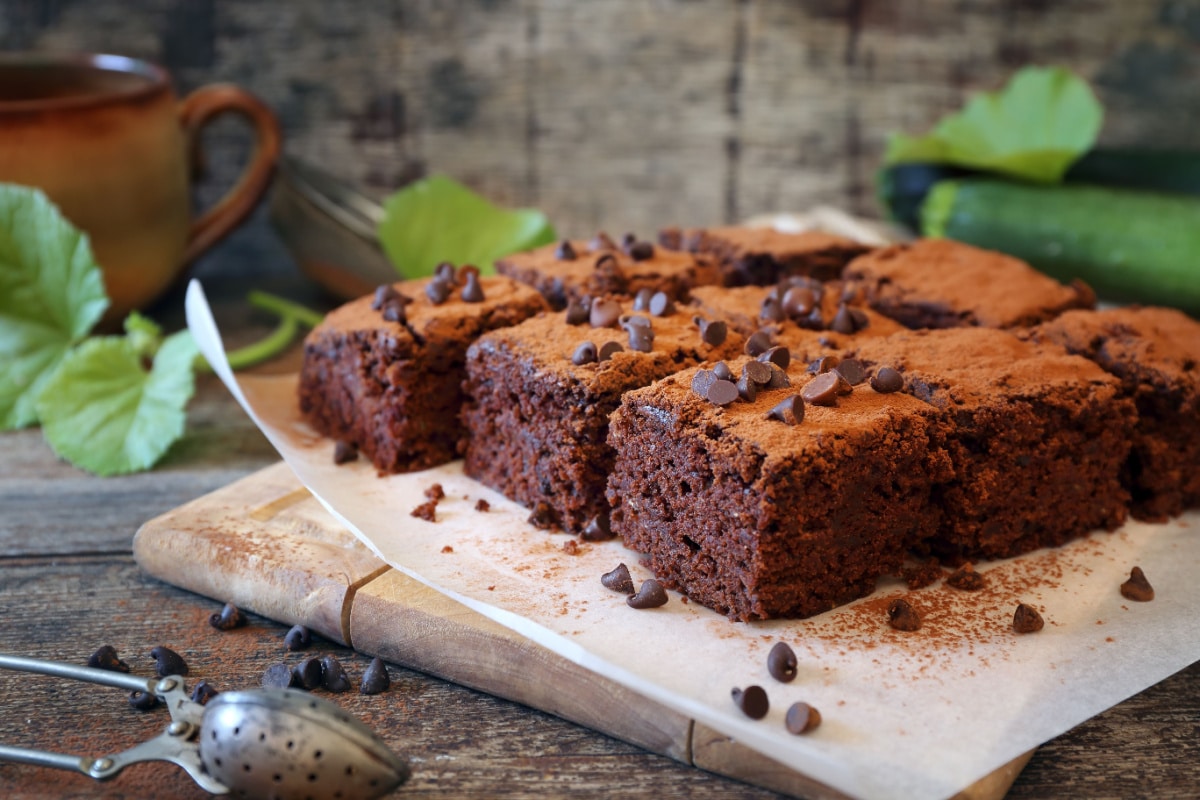 Brownies mal anders Saftige Zucchini Brownies